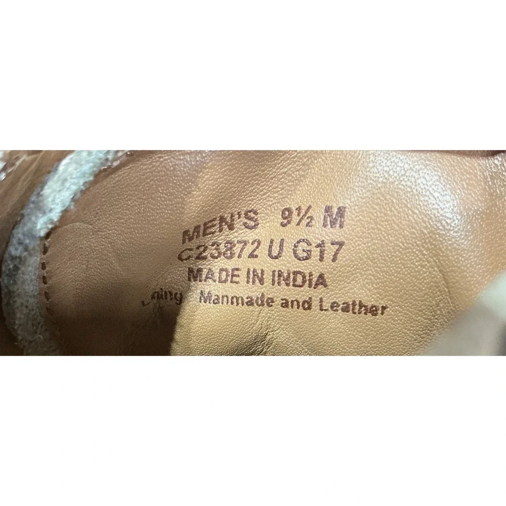 Cole Haan Ogden Stitch Driftwood Suede Chukka Boots Shoes Size 9.5 M C23872
